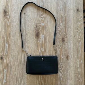 Kate Spade black Weller Street Declan leather crossbody